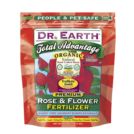 DR. EARTH Rose & Flower Fertlzr 4# 702P